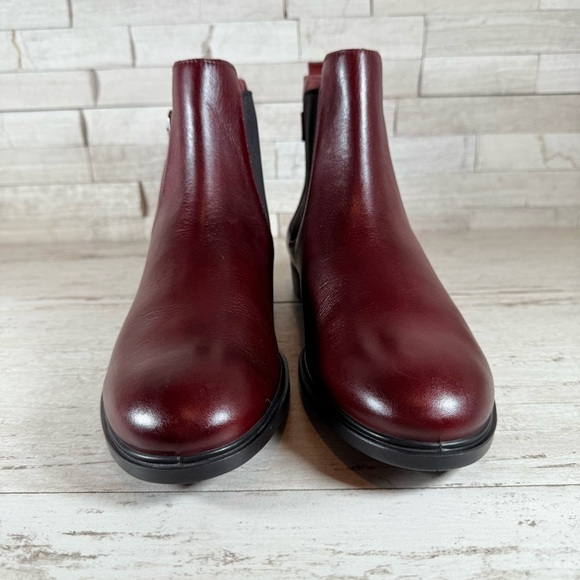 Ecco Dress Classic 15 Chelsea Buckle Women’s Leather Ankle Boots EU 40 US 9-9.5 - Picture 6 of 15